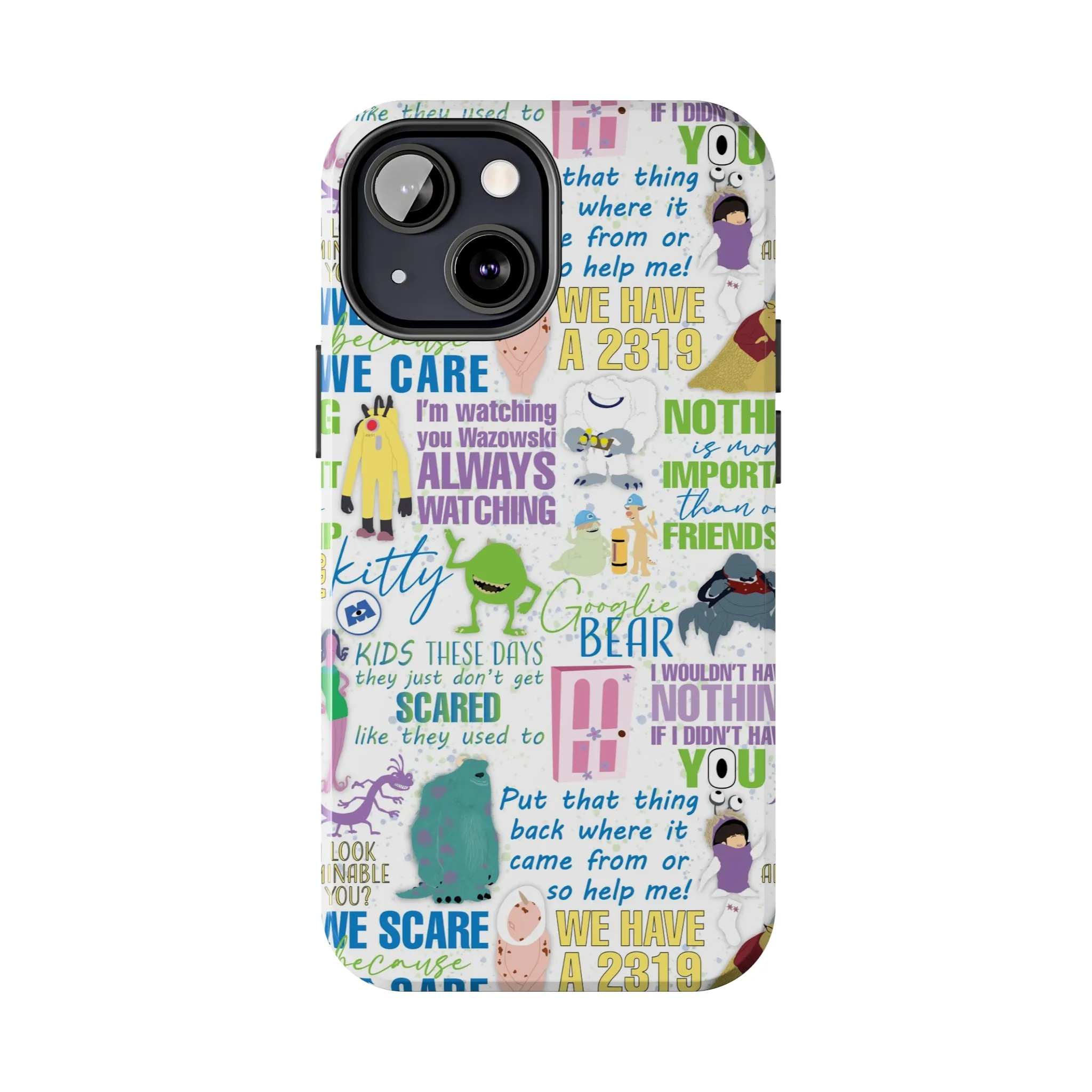 Monsters Quotes Phone Case Gift Inspired Fan Art Iphone