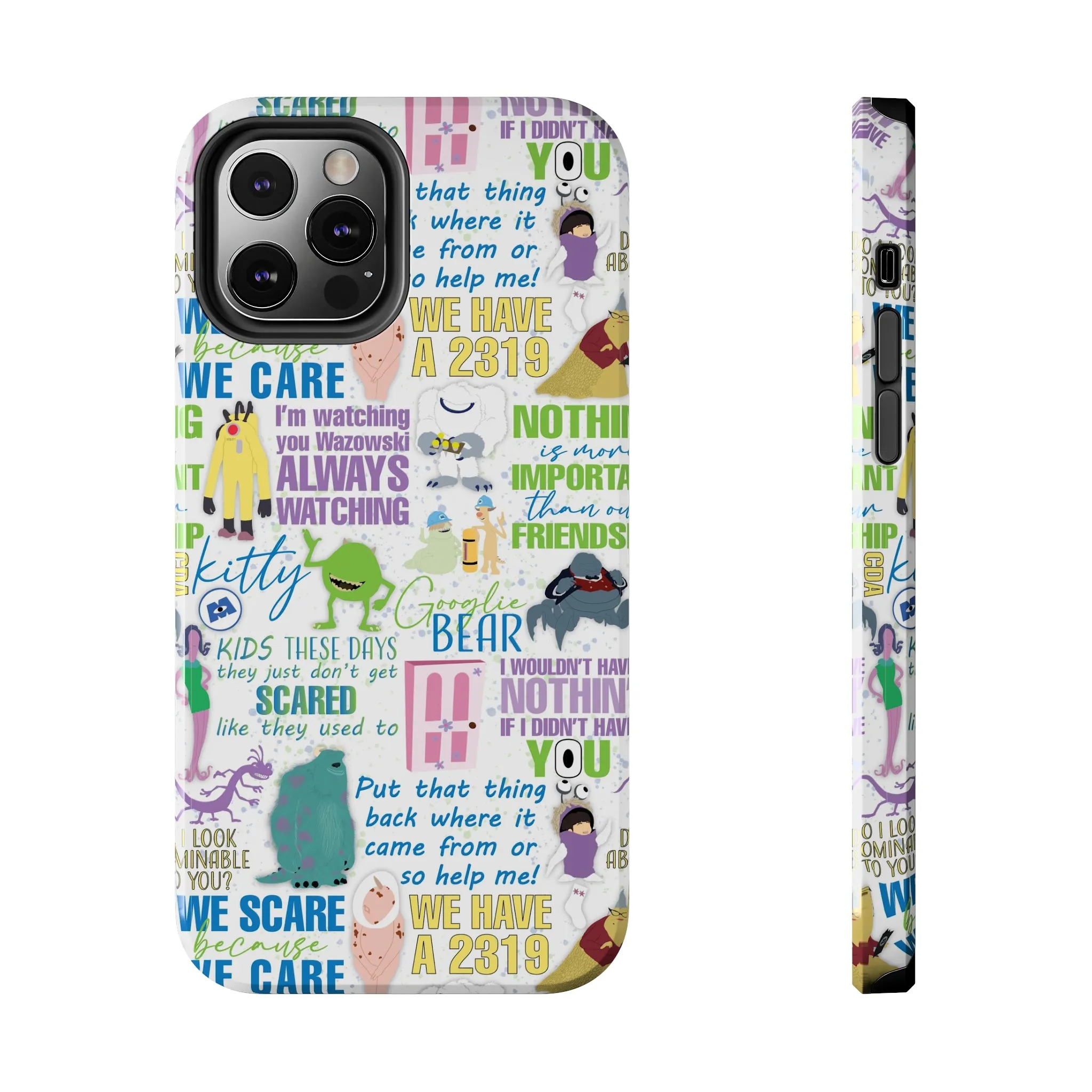 Monsters Quotes Phone Case Gift Inspired Fan Art Iphone