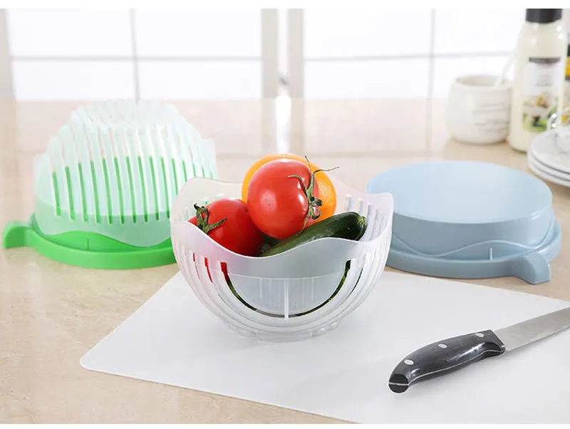 **New 2018**-  60 Second Salad Bowl Maker