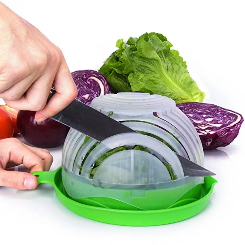 **New 2018**-  60 Second Salad Bowl Maker