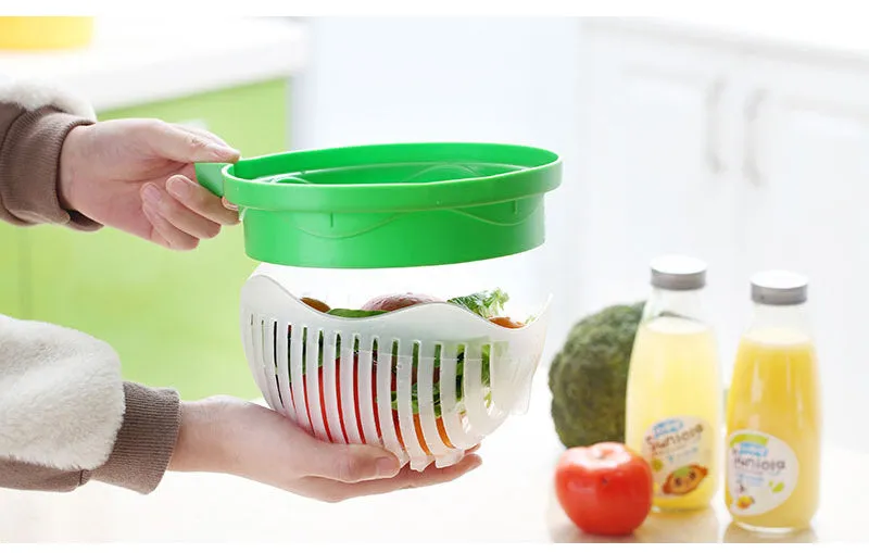 **New 2018**-  60 Second Salad Bowl Maker