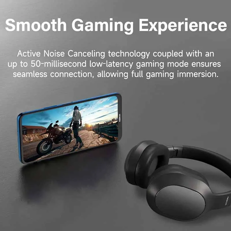 Nokia Wireless Headphones [E1200ANC] - Active Noise Cancelling