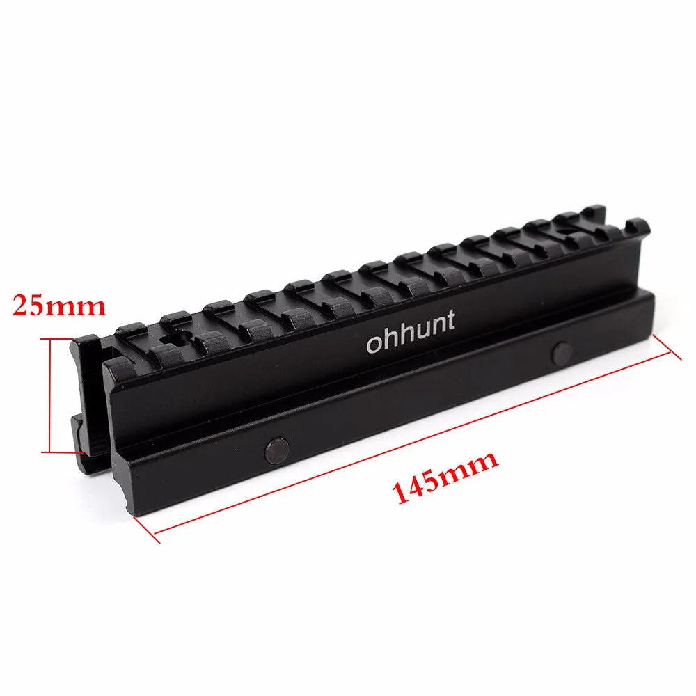 ohhunt 1" See Through Picatinny Riser Mount High Profile fit AR-15 Rifles