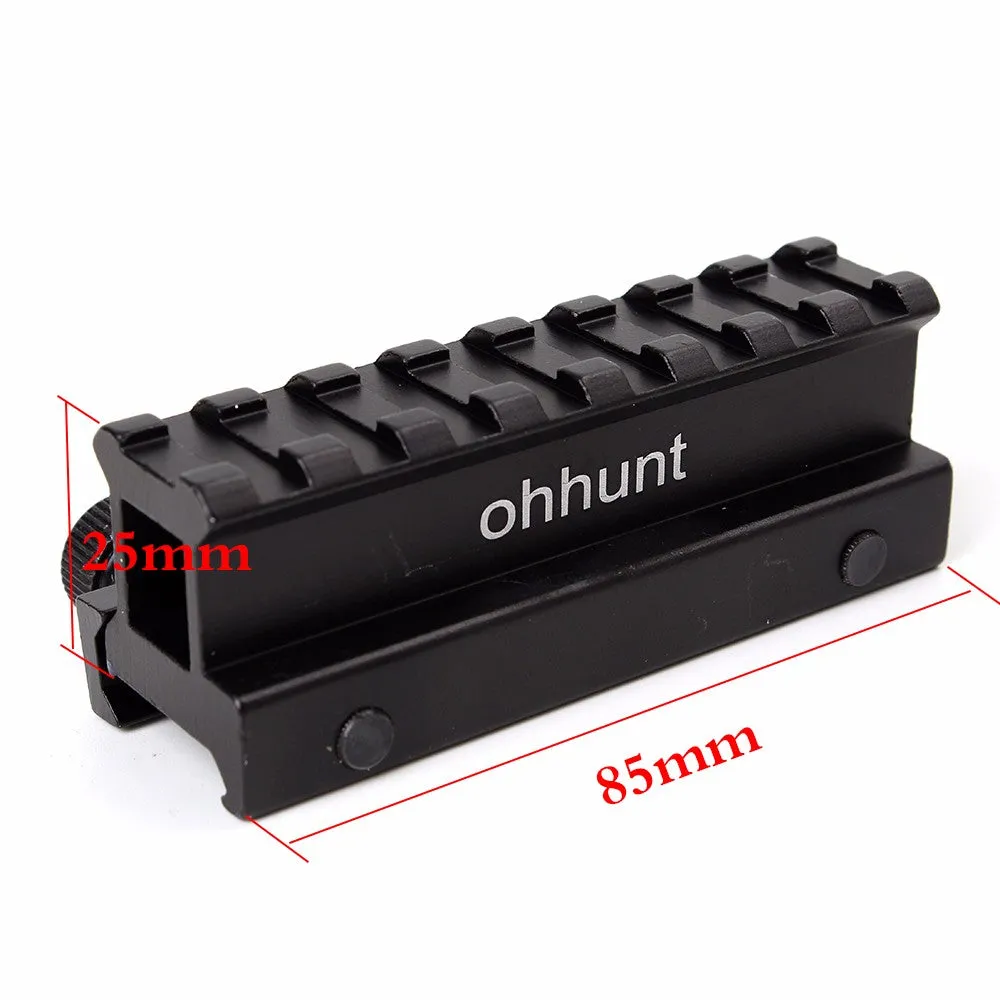 ohhunt 1" See Through Picatinny Riser Mount High Profile fit AR-15 Rifles