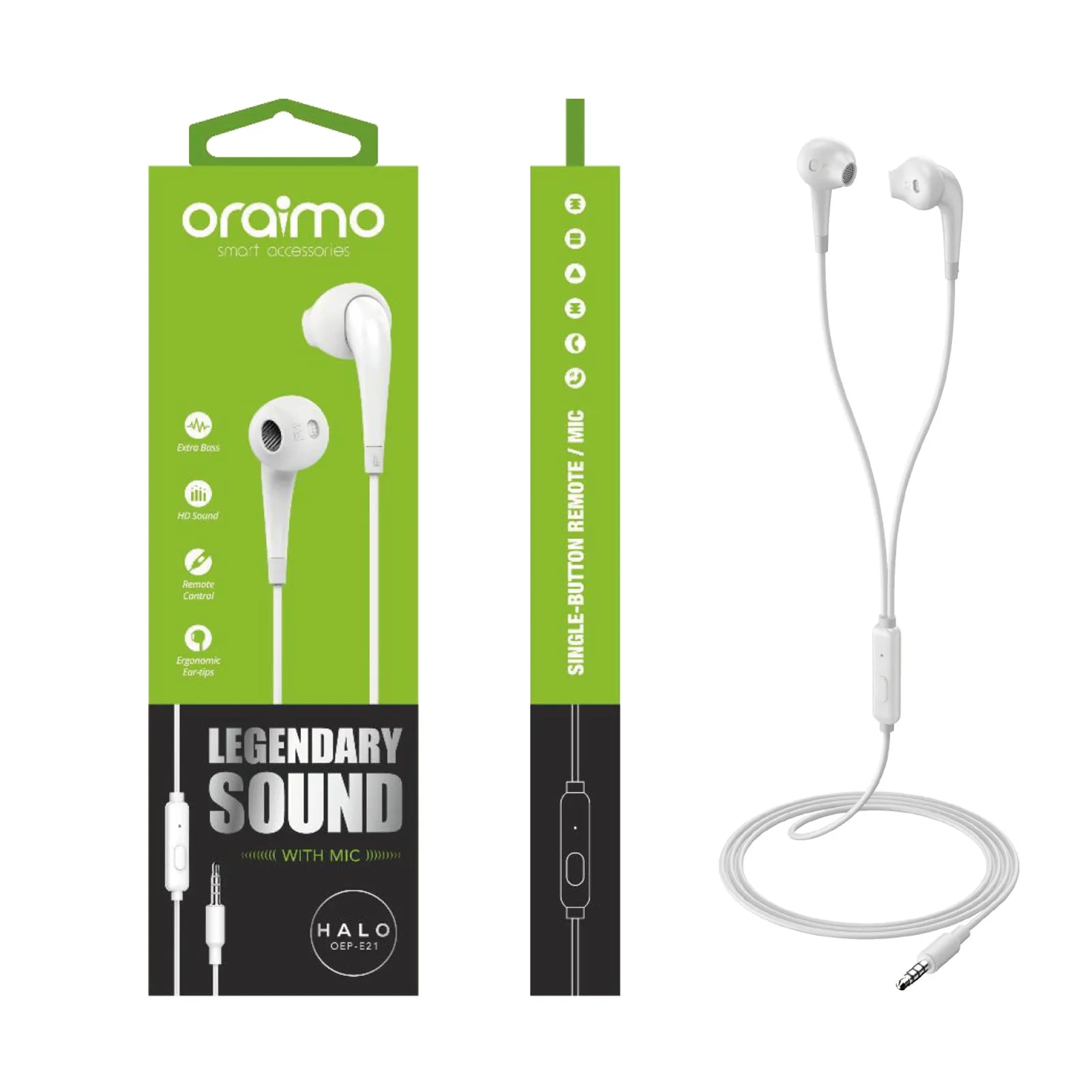 Oraimo OEP-E21 Halo Earphone