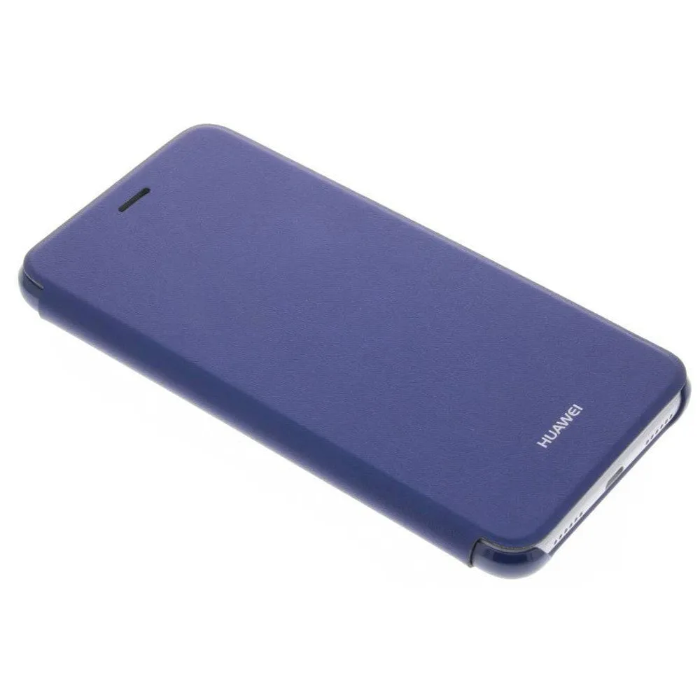 Original Huawei Honor 8 Lite Flip Cover Case Mørkeblå'