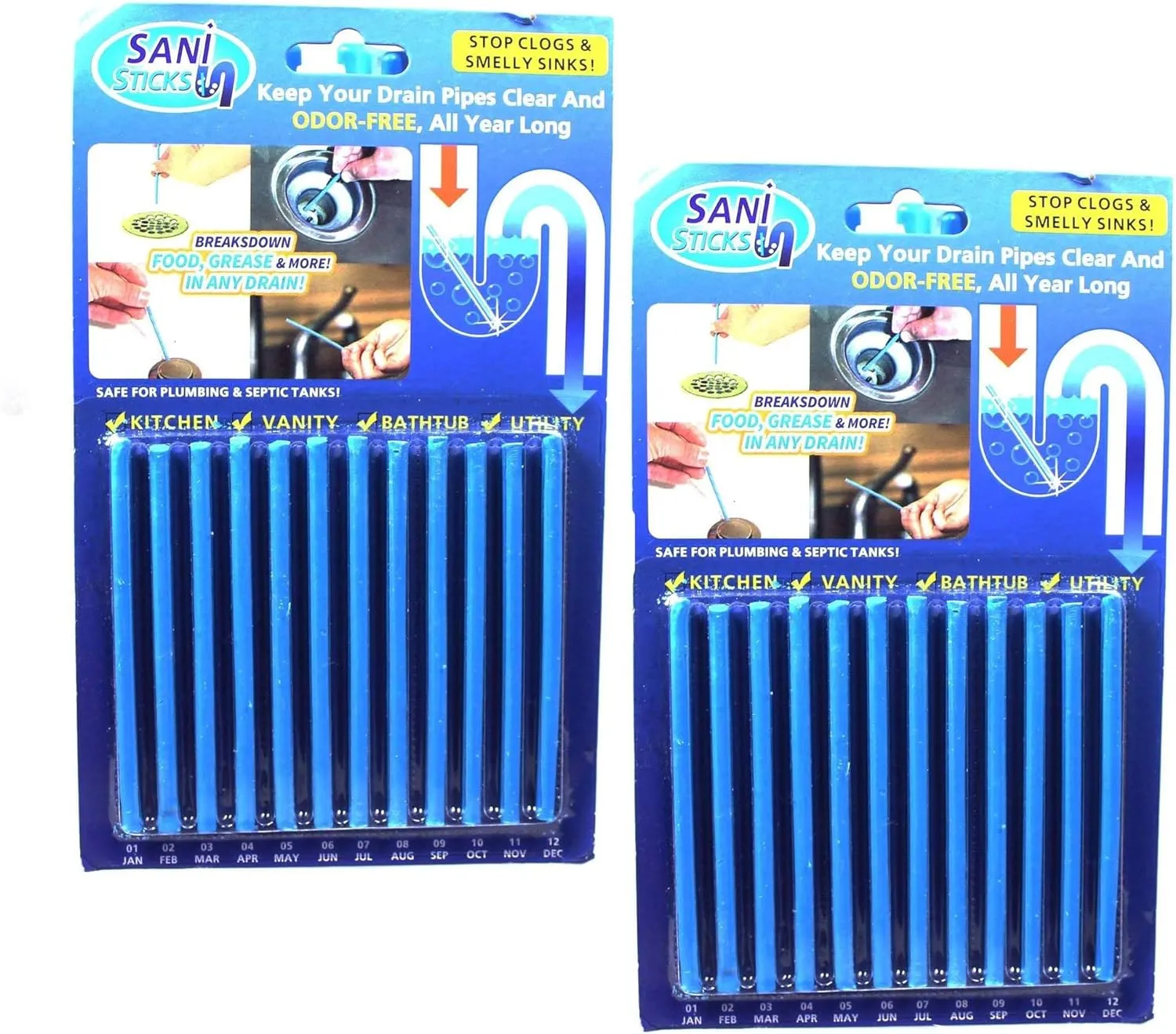 PACKET OF 12 PCS SANI STICKS