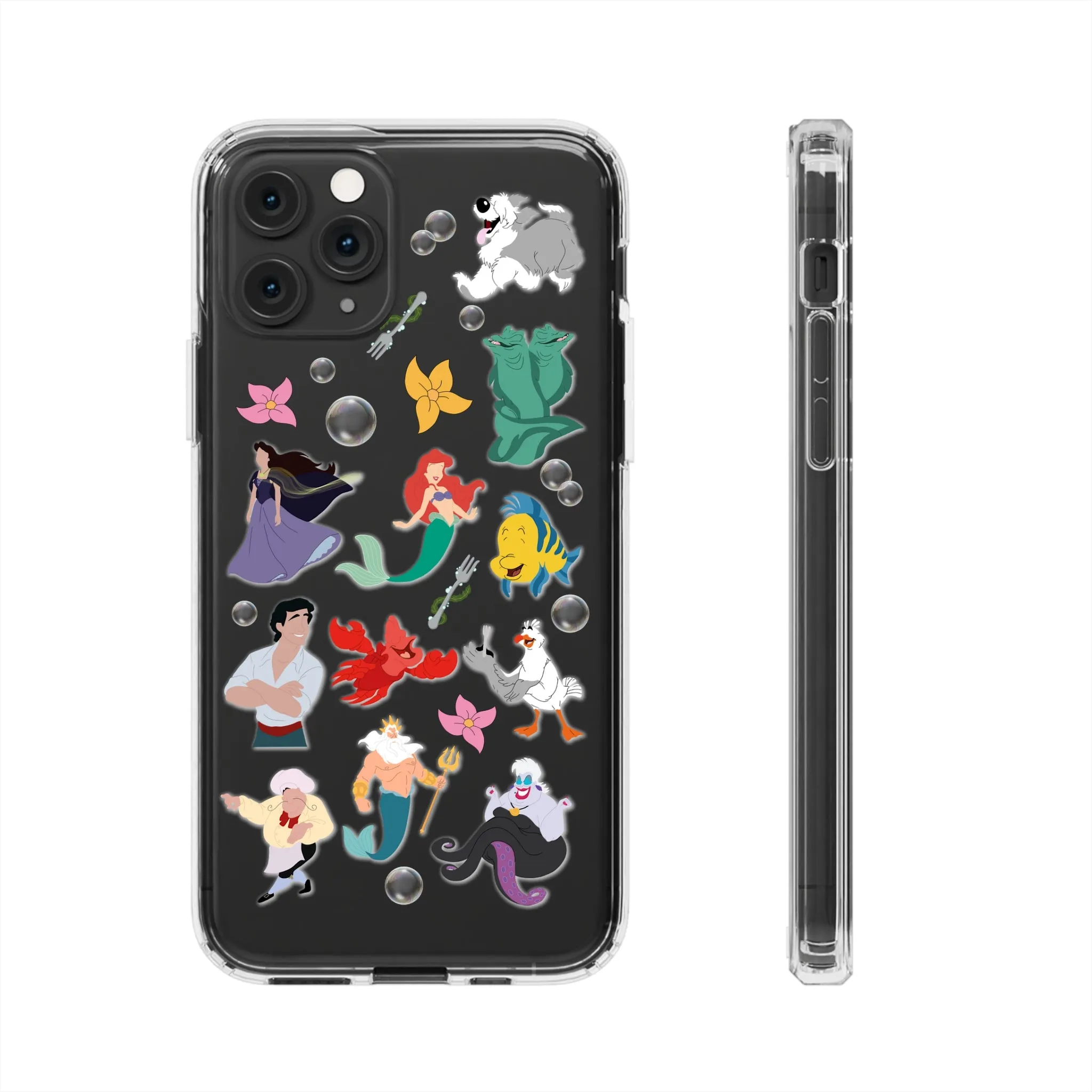 Part Of Your World Mermaid Clear Phone Case! Inspired Hand drawn Unique Gift Disneyland World Kingdom