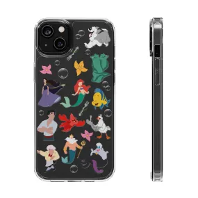 Part Of Your World Mermaid Clear Phone Case! Inspired Hand drawn Unique Gift Disneyland World Kingdom