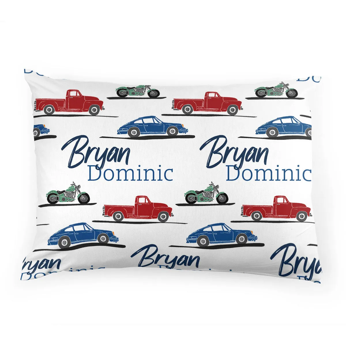 Personalized  Pillow Case | Car Show