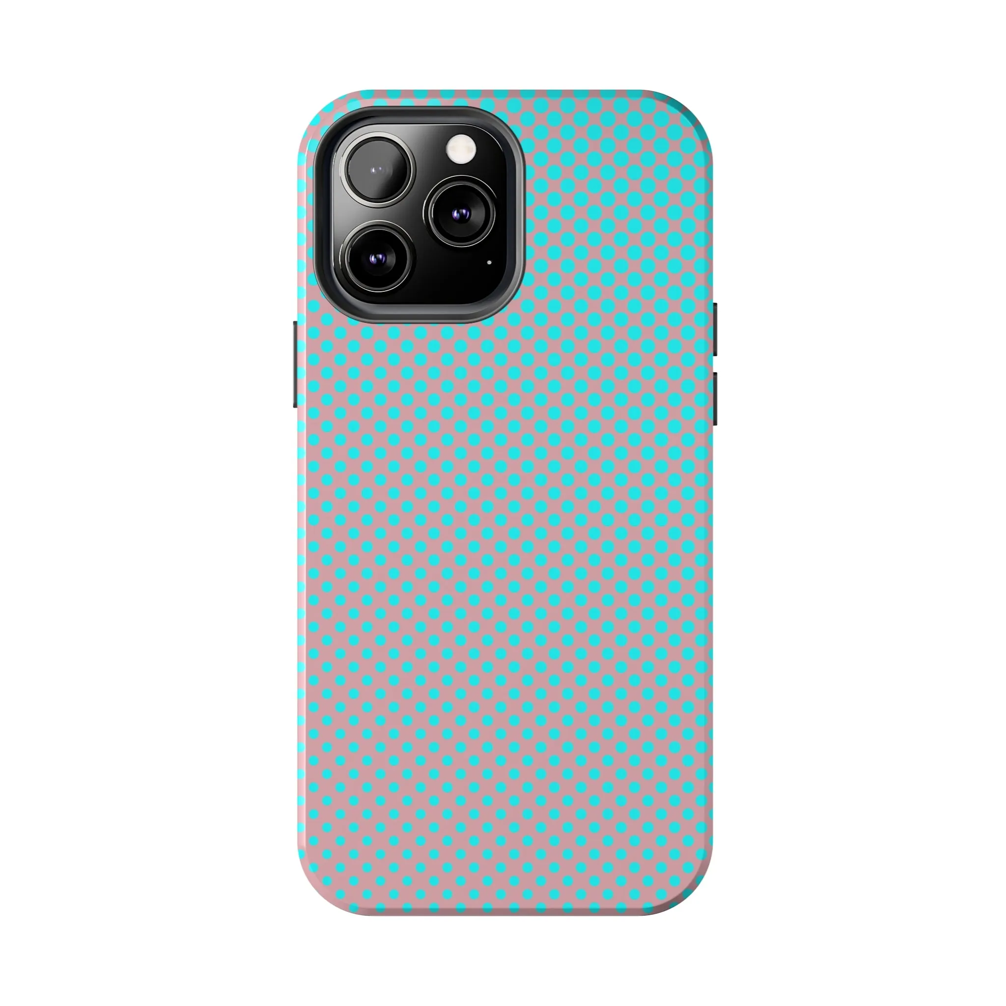 Pink and Blue Ombre Polka Dot Design Tough Phone Case compatible with a large variety of iphone models, Gift, Phone Case