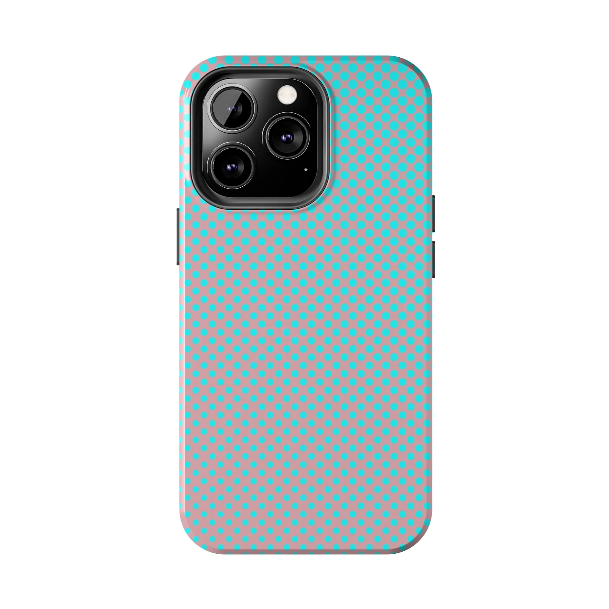 Pink and Blue Ombre Polka Dot Design Tough Phone Case compatible with a large variety of iphone models, Gift, Phone Case