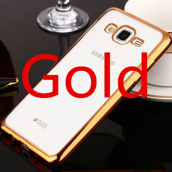 Plating Phone Cases For Samsung Galaxy A3 A5 A7 2016 J1 J5 J7 2015 S3 S4 S5 S6 S7 Edge Plus G530H Cover Soft TPU Protective Case