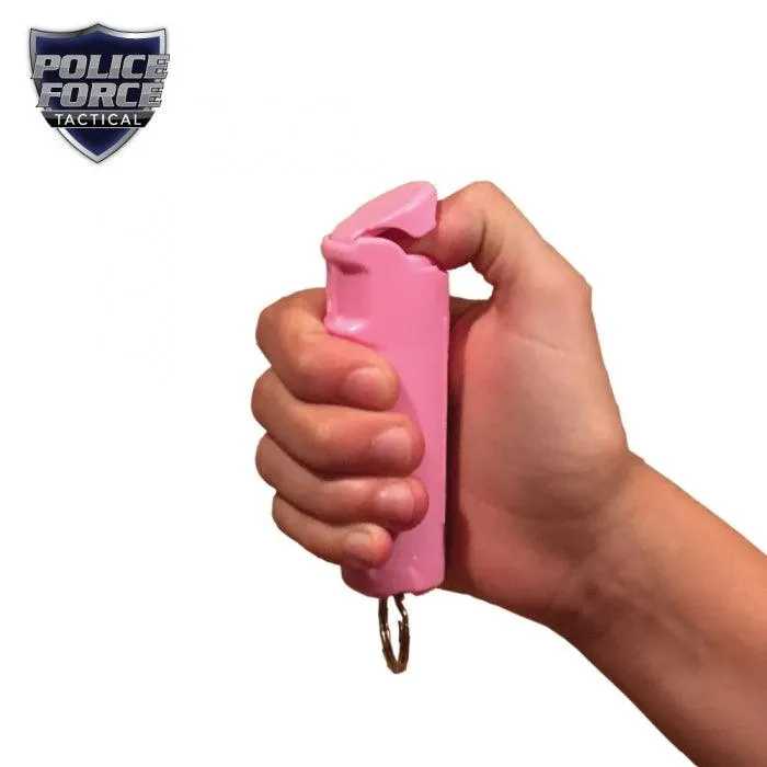 Police Strength 23% Pepper Spray 1/2 oz Flip Top