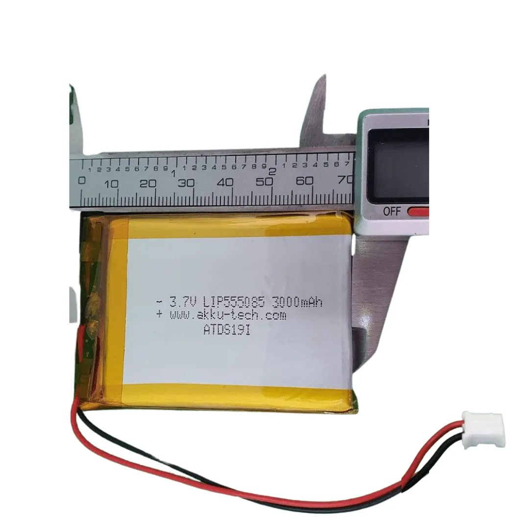 Polymer Lithium Ion Battery (LiPo) 3.7V 3000mA