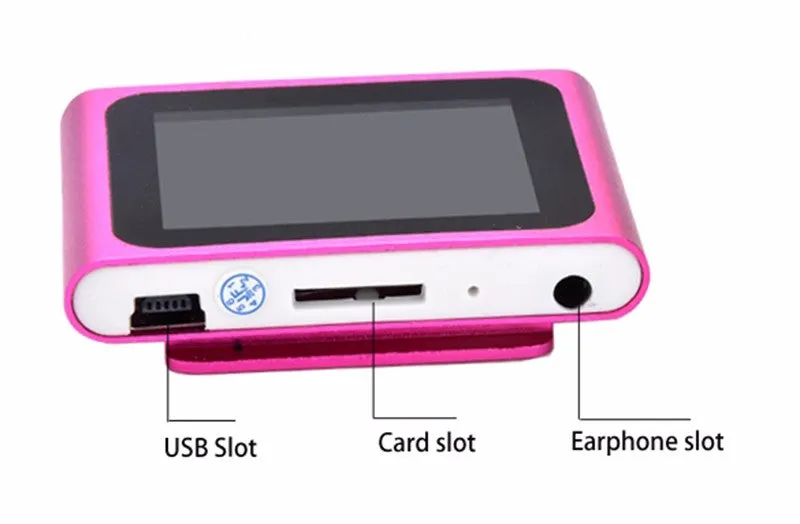 Portable 2" LCD Screen Mp3 / Mp4 Music/ Video MultiMedia Player/  FM, Games ,Movie, TF Card, Clip Sport