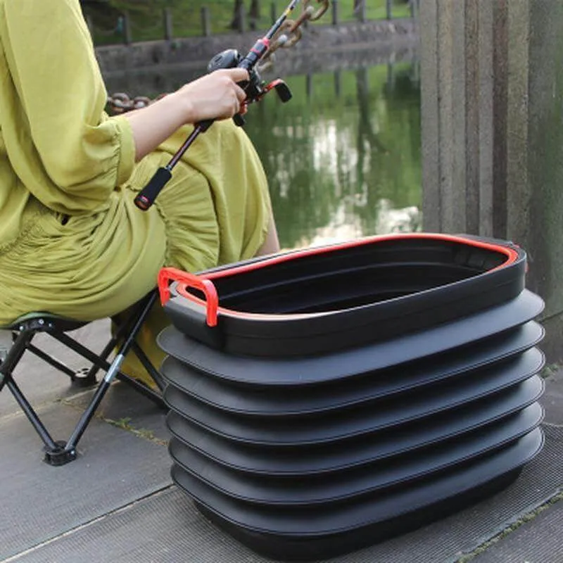 Portable Large Capacity Outdoor Car Folding Storage Bucket