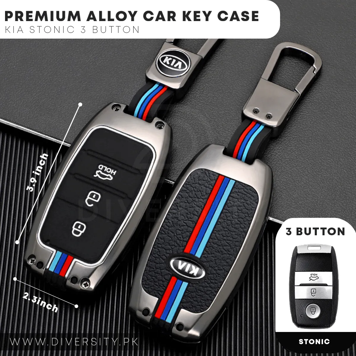 Premium Alloy Car Key Case