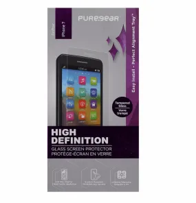 PureGear HD Tempered Glass Screen Protector for Apple iPhone 7 - Clear