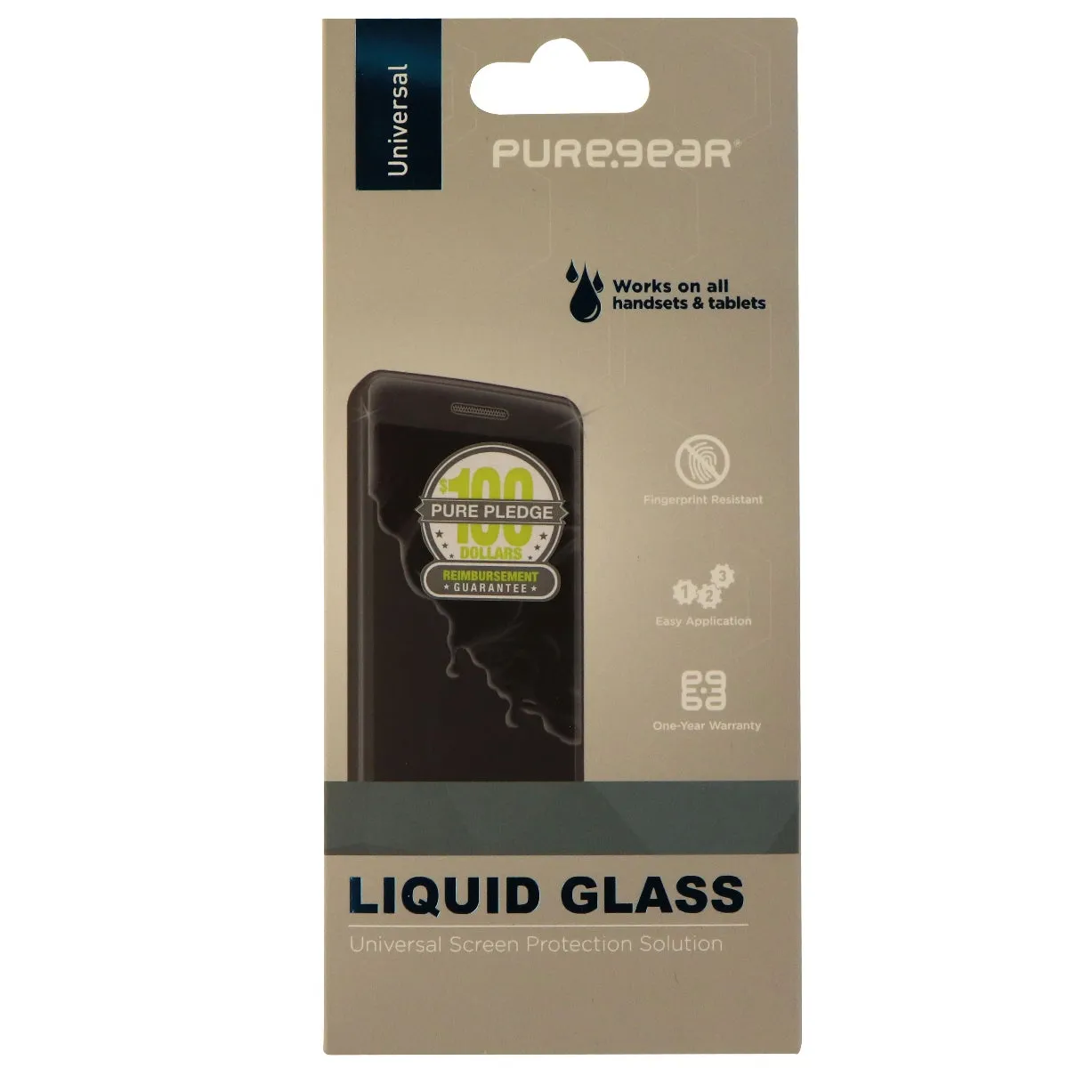 PureGear Universal Liquid Glass Screen Protector for Smart Devices - Clear