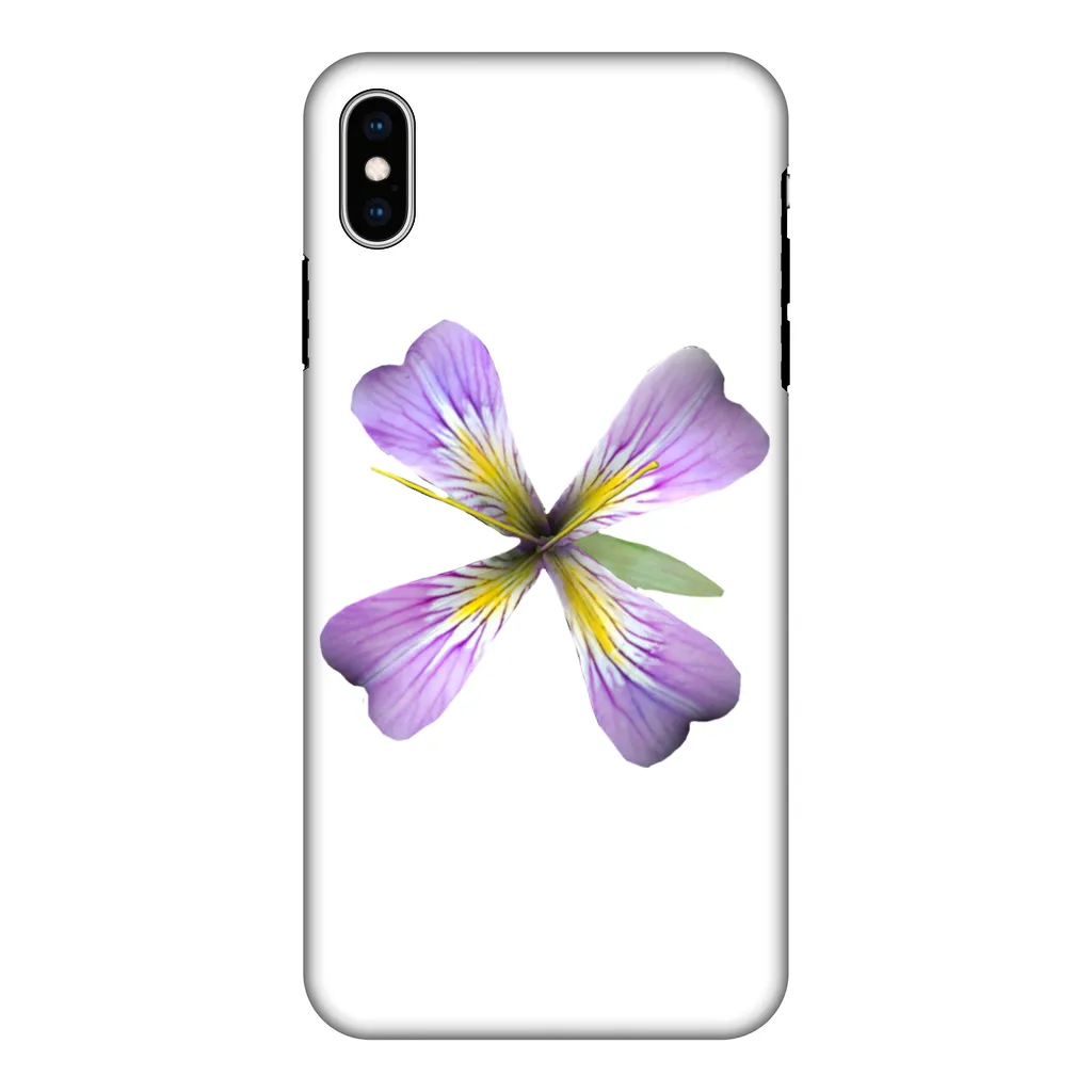 PurpleFlower3 Fully Printed Tough Phone Case