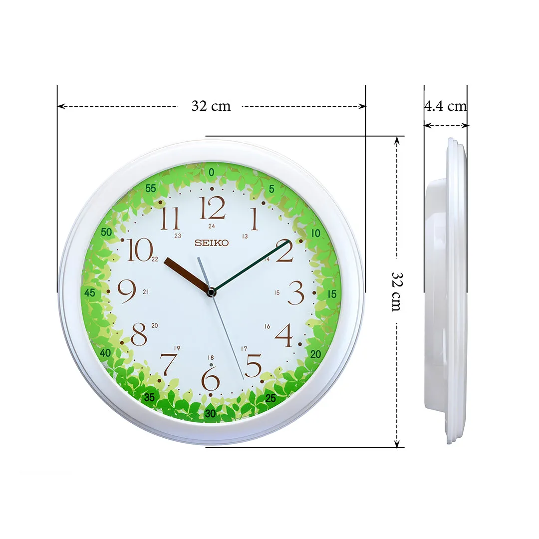 QHA010H Bright Nature Motif Clock for Kids Room