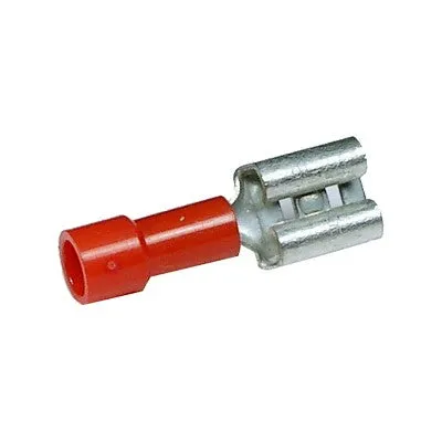 Quick Connect Female Crimp Connector - 22-18 AWG, 0.25" Tab, Pkg/25 (1755-14)