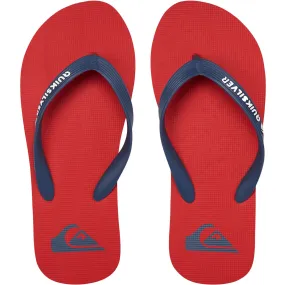 Quiksilver Kids Molokai Flip Flops - Red