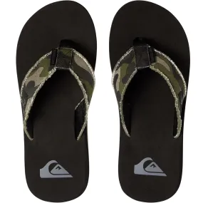 Quiksilver Kids Monkey Abyss Flip Flops - Green