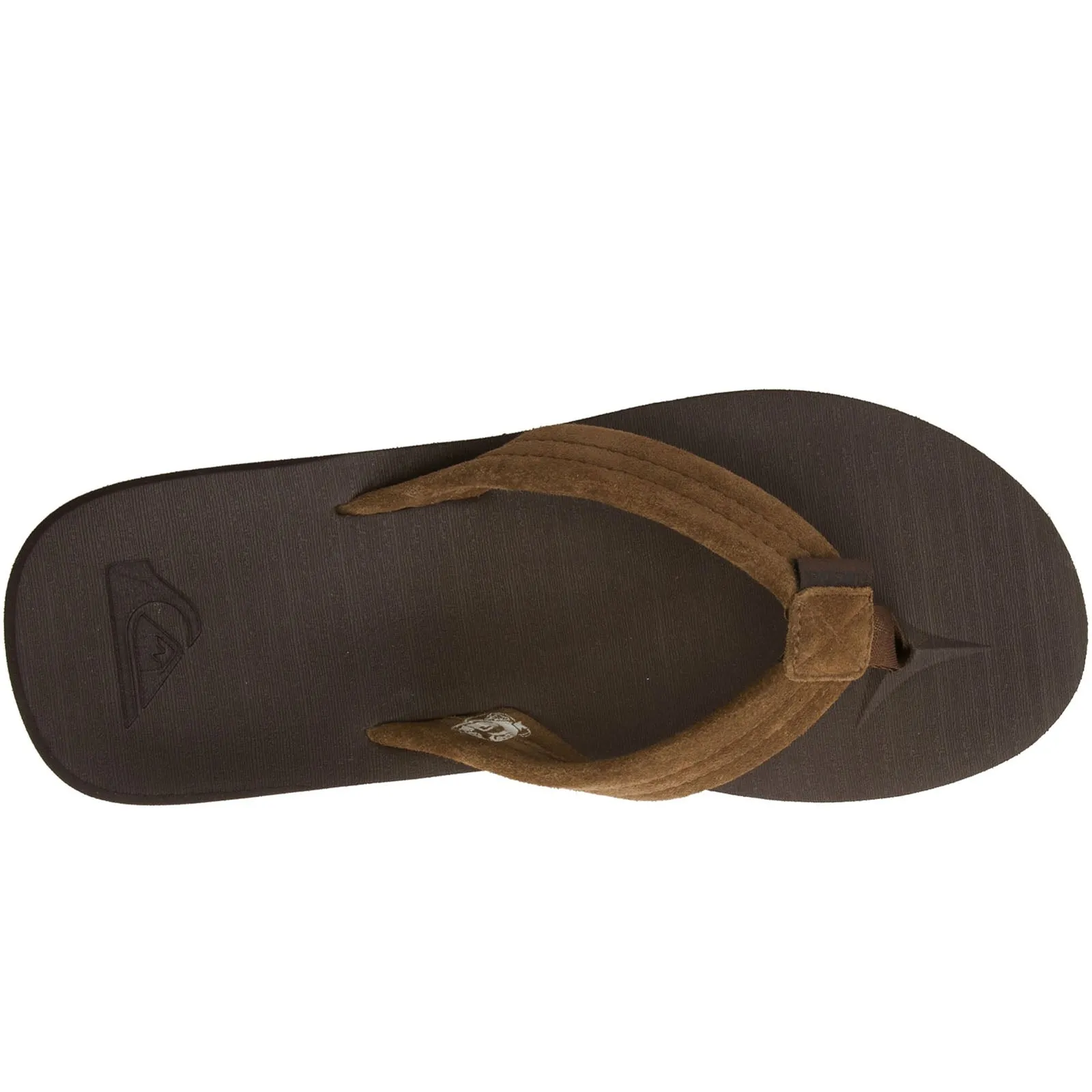 Quiksilver Mens Carver Suede Flip Flops