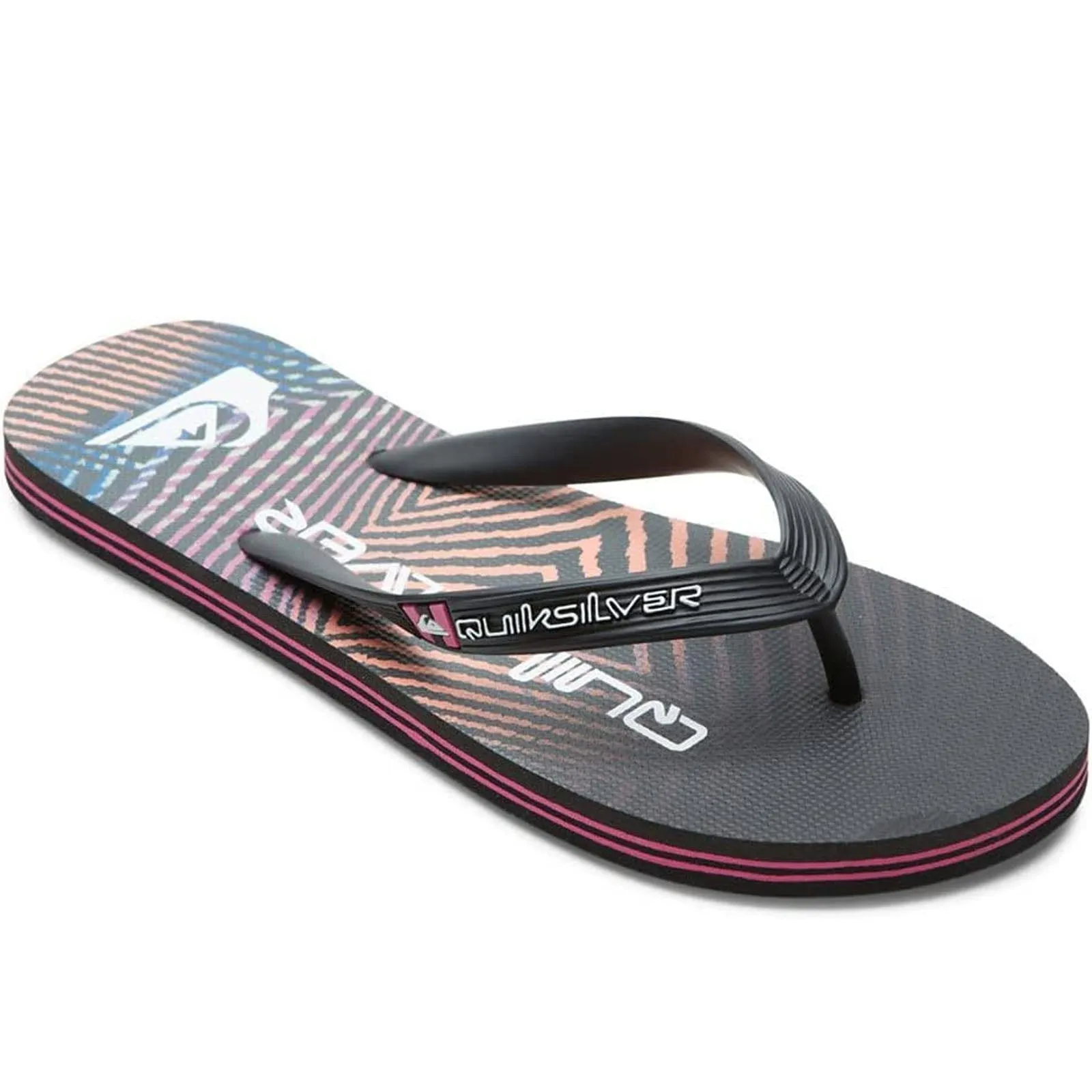 Quiksilver Mens Molokai Wordblock Sandals Flip Flops