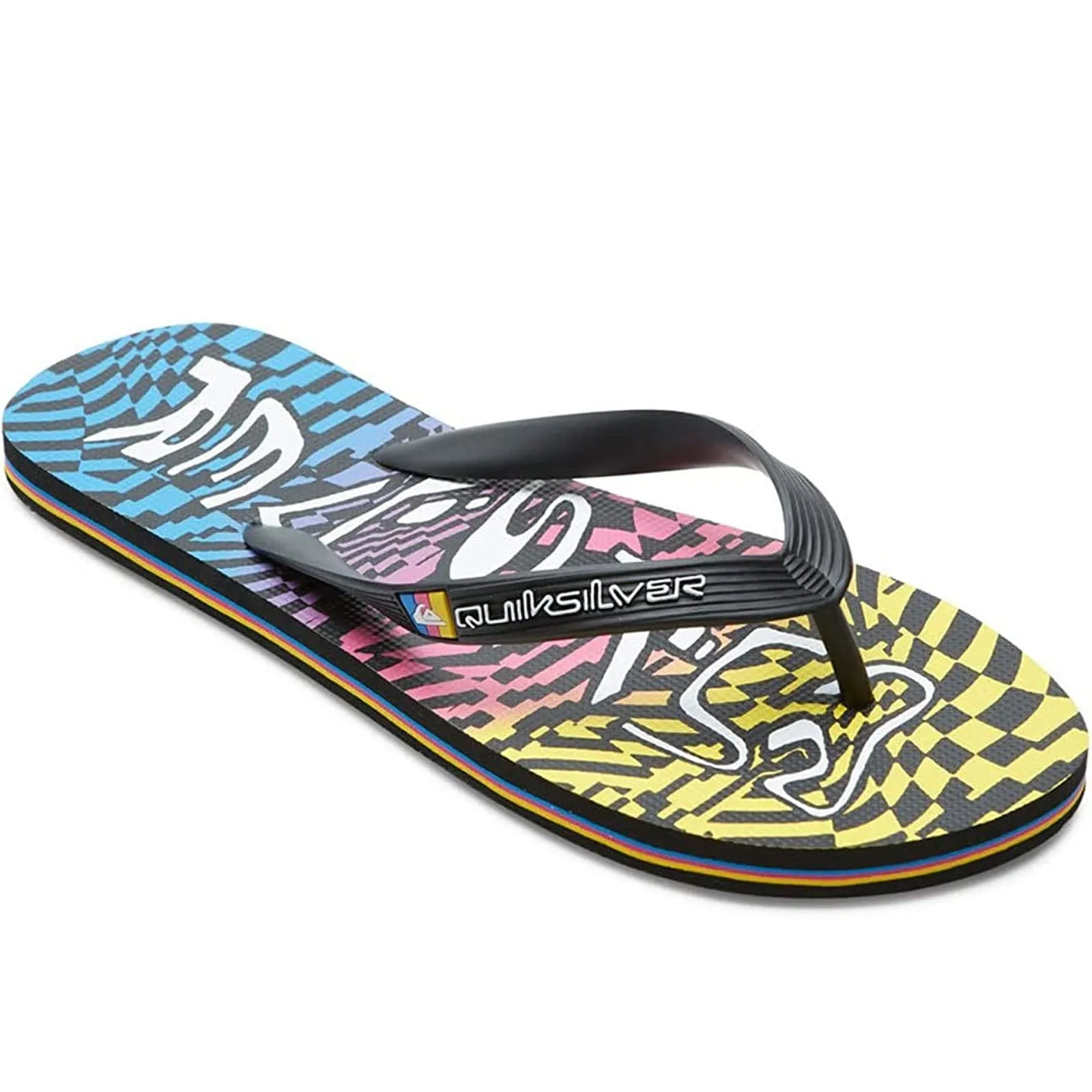 Quiksilver Mens Molokai Wordblock Sandals Flip Flops