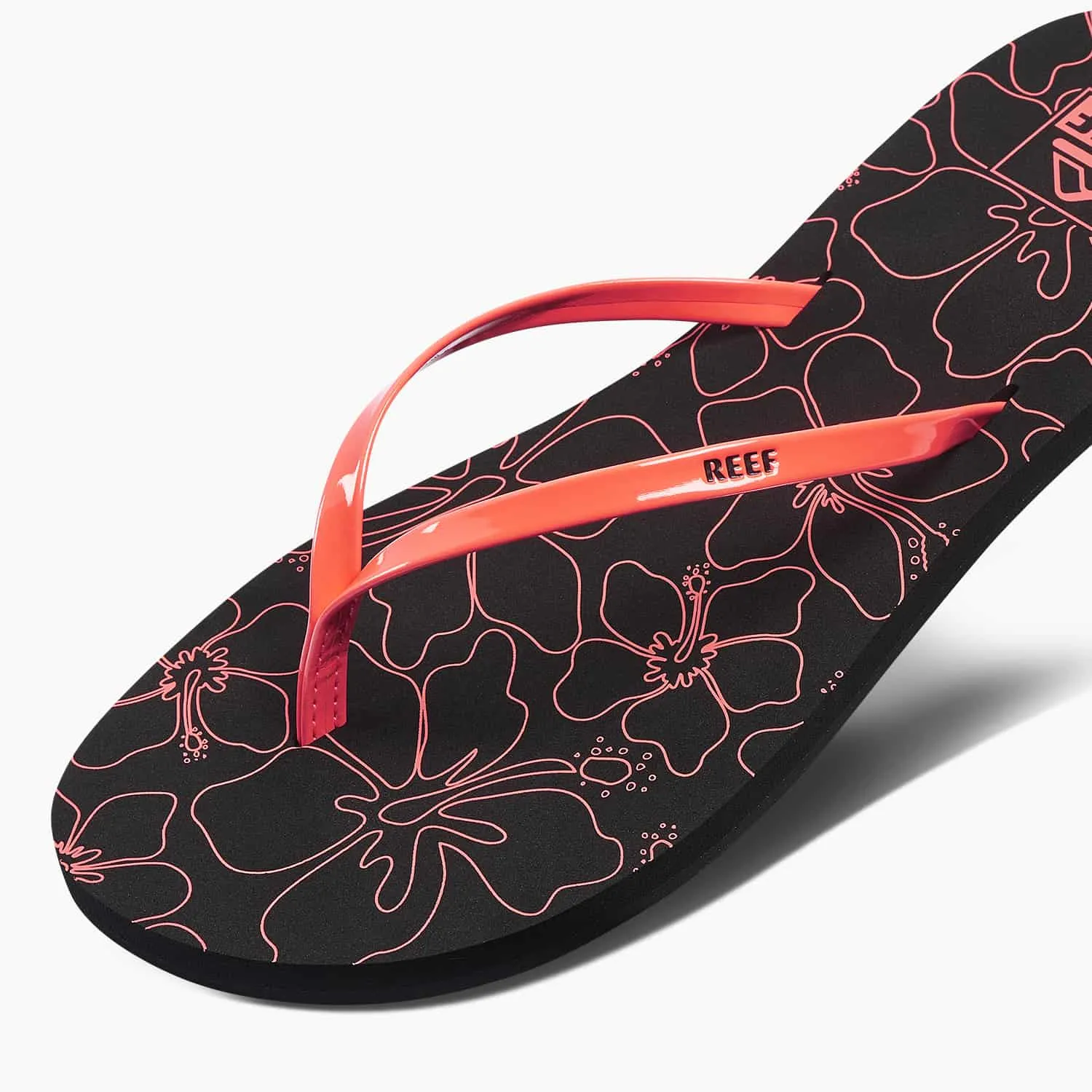 Reef Bliss-Full Womens Flip Flops - Hibiscus