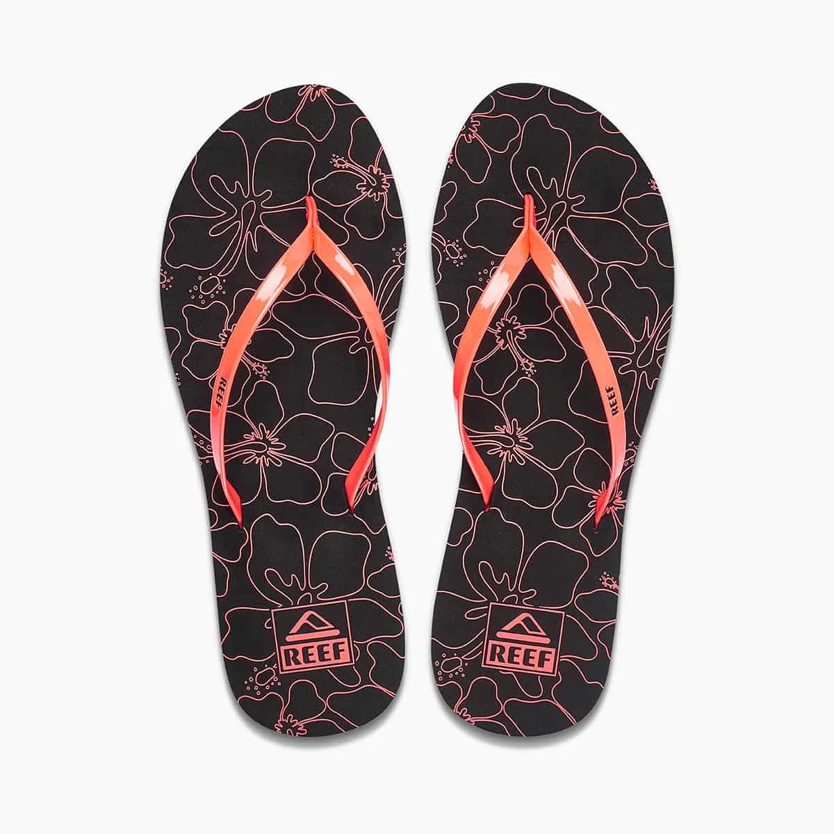 Reef Bliss-Full Womens Flip Flops - Hibiscus