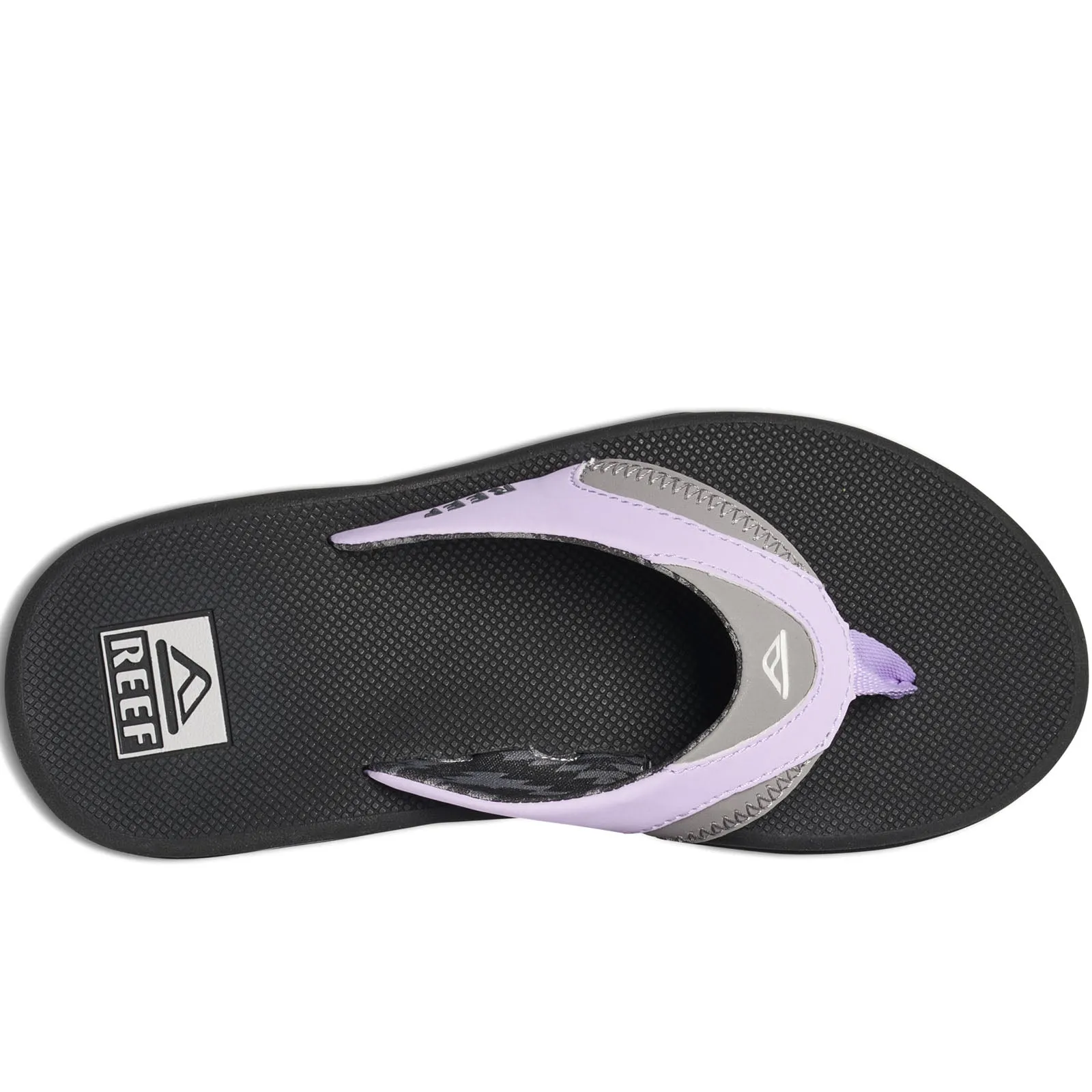 Reef Fanning Flip Flops - Grey Purple