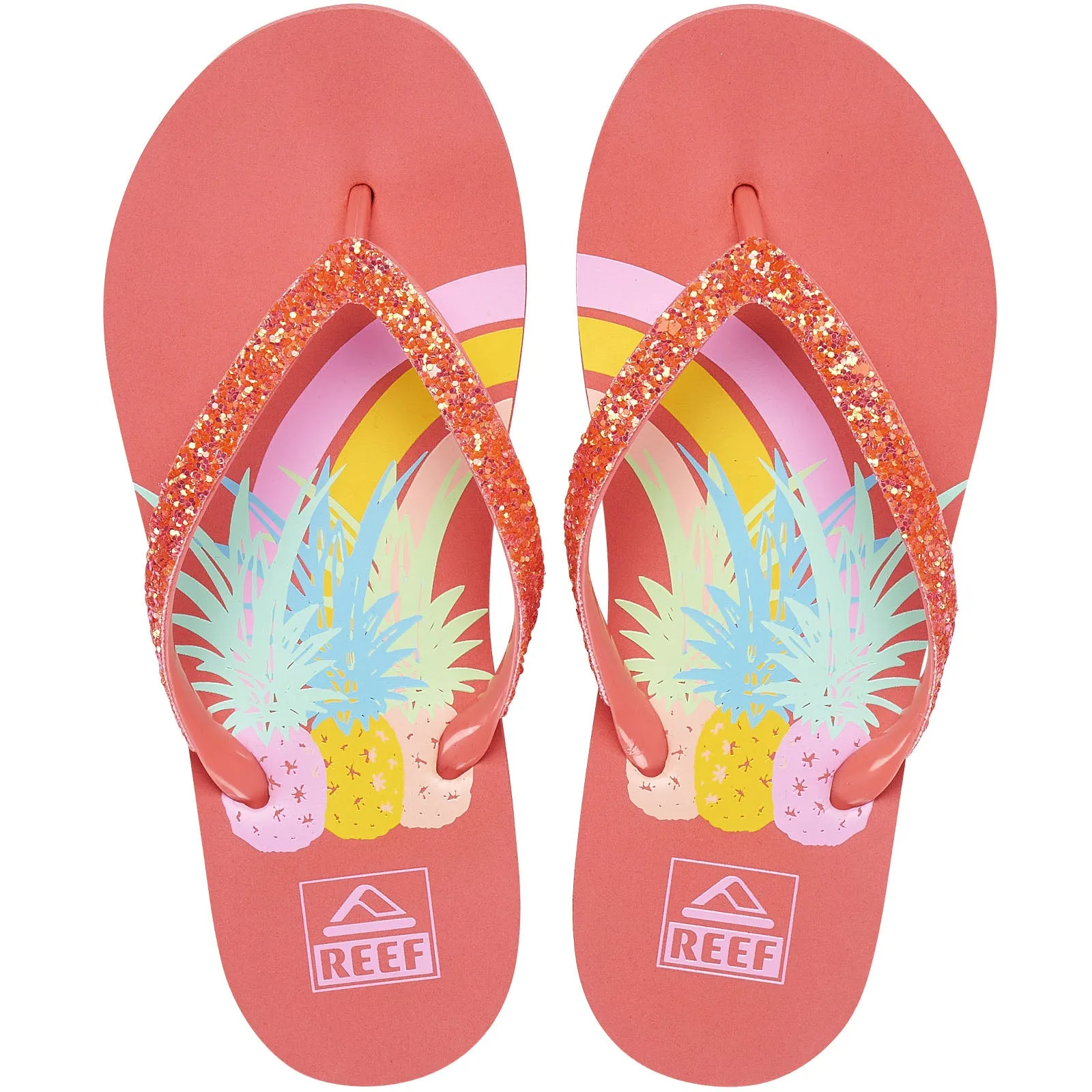 Reef Kids Stargazer Print Flip Flops