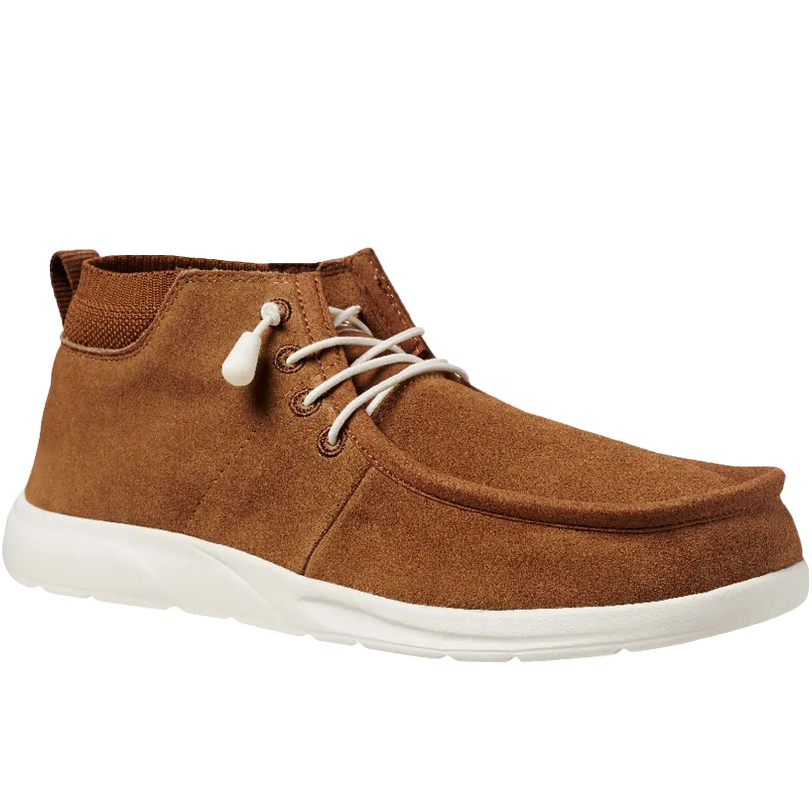 Reef Mens Cushion Coast Mid SE Stretch Lace Boat - Brown