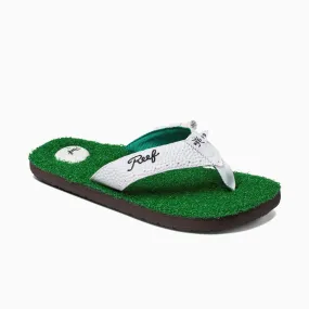 Reef Mens Mulligans II Golf Sandals Flip Flops - White