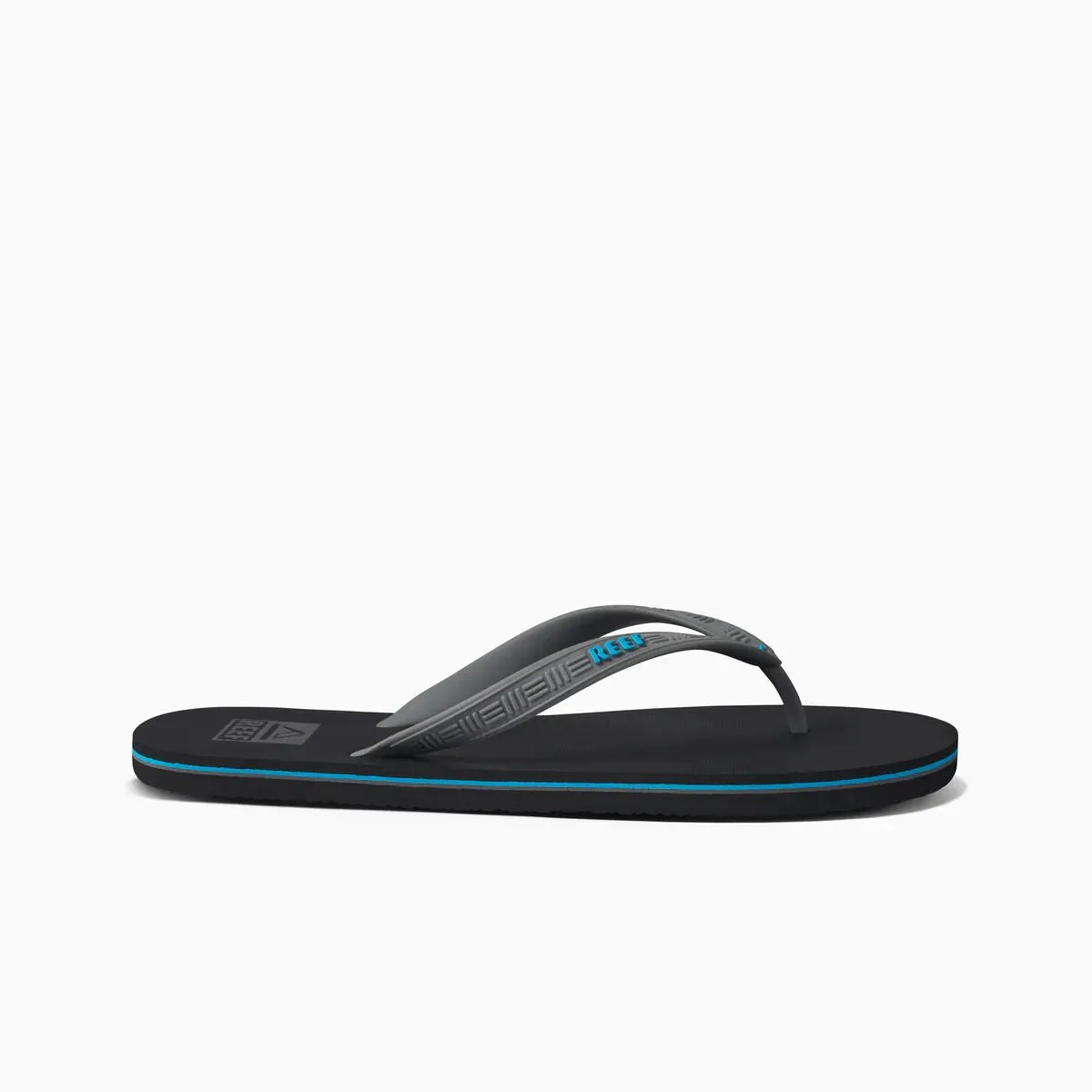 Reef Mens Seaside Flip Flops - Grey