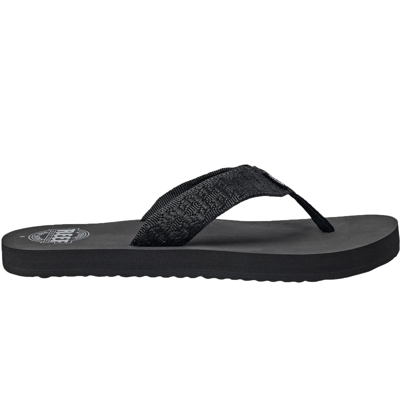 Reef Mens Smoothy Sandals - Black