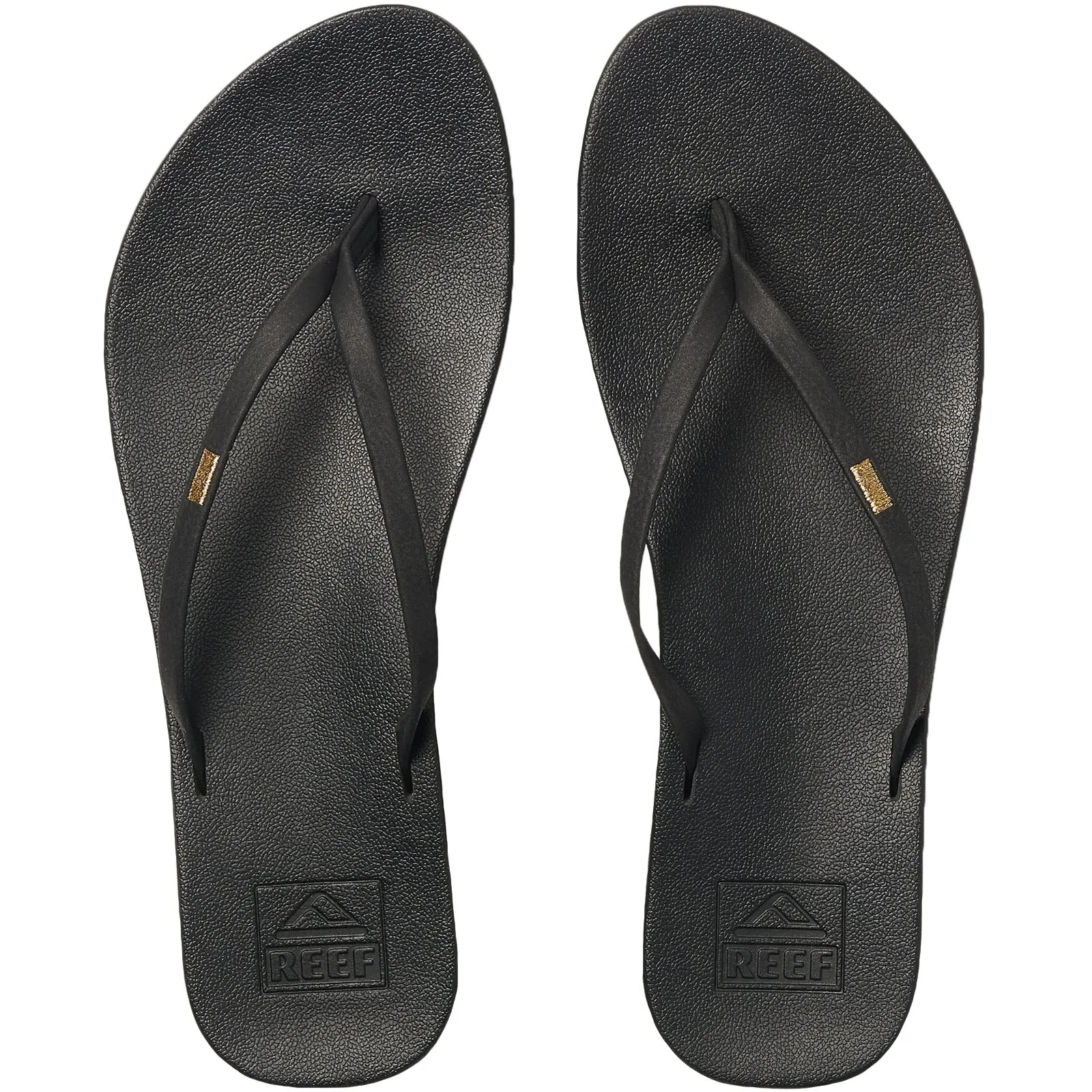 Reef Womens Cushion Bounce Slim Sandals - Black