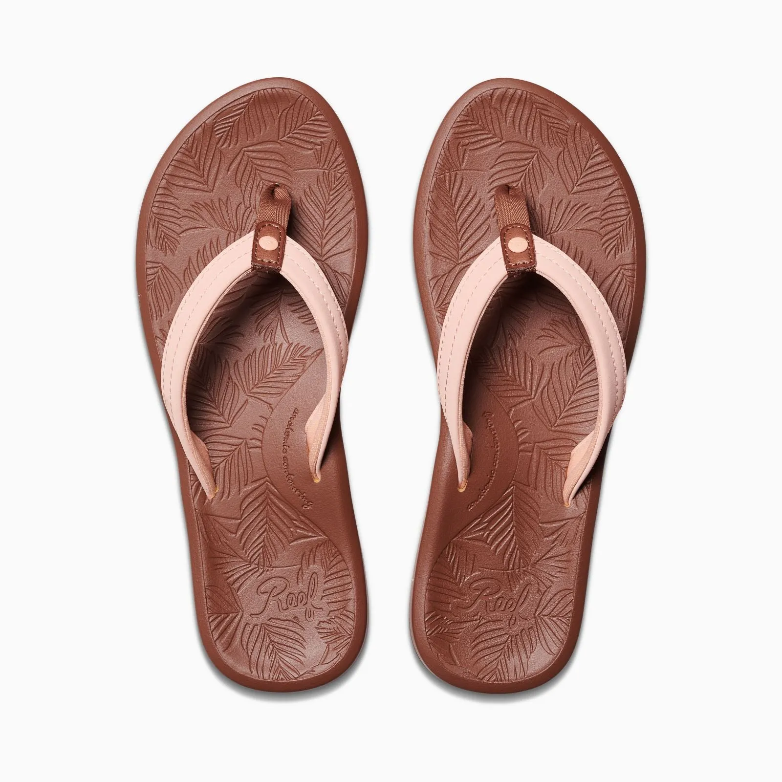 Reef Womens Tides Vegan Leather Flip Flops