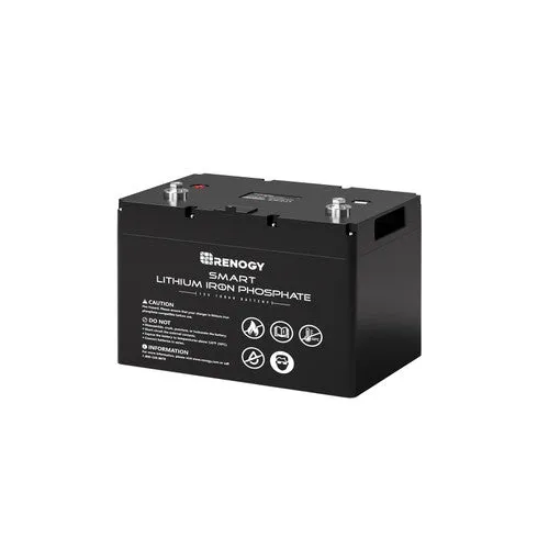 Renogy RBT100LFP12S - 12V 100Ah Smart Lithium Iron Phosphate Battery