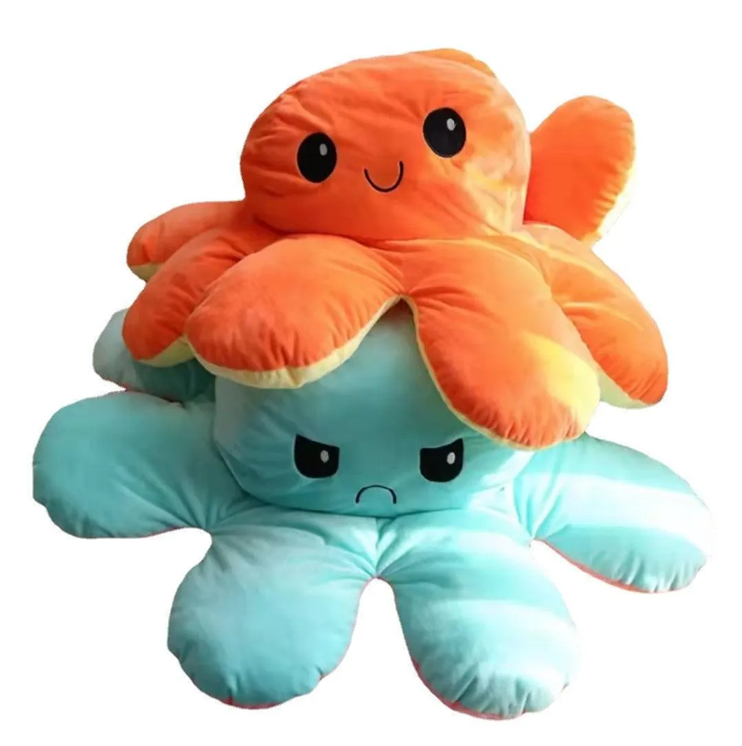 Reversible Flip Giant Octopus Stuffed Plush Doll Gift Toys 90cm-130cm