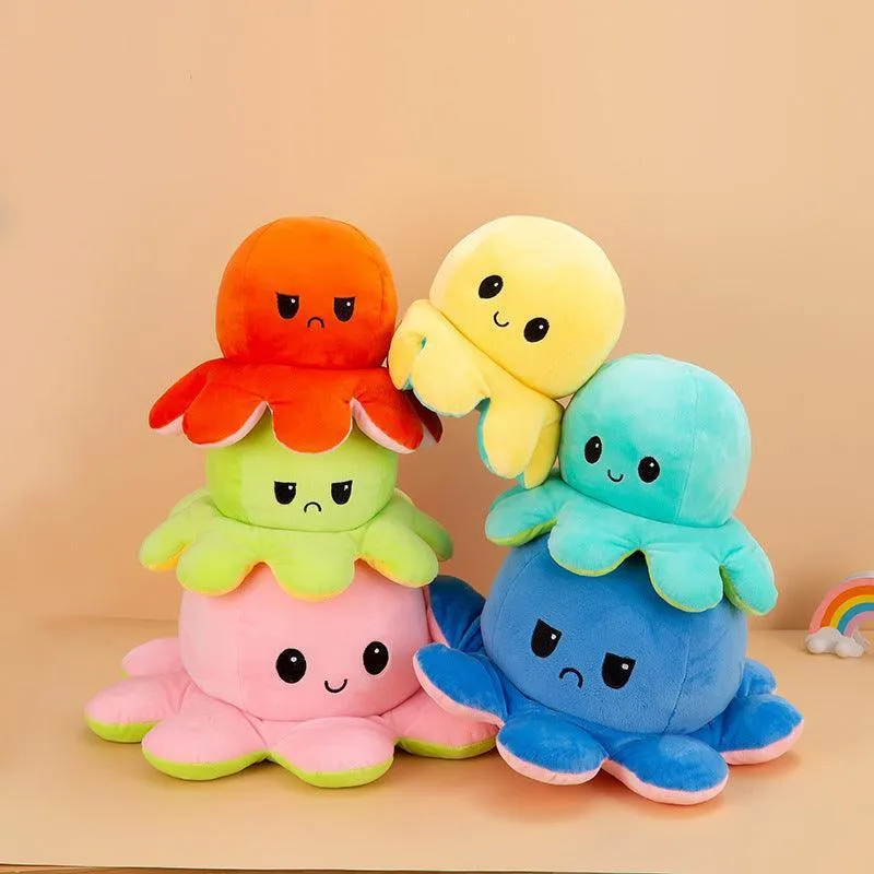 Reversible Flip Giant Octopus Stuffed Plush Doll Gift Toys 90cm-130cm