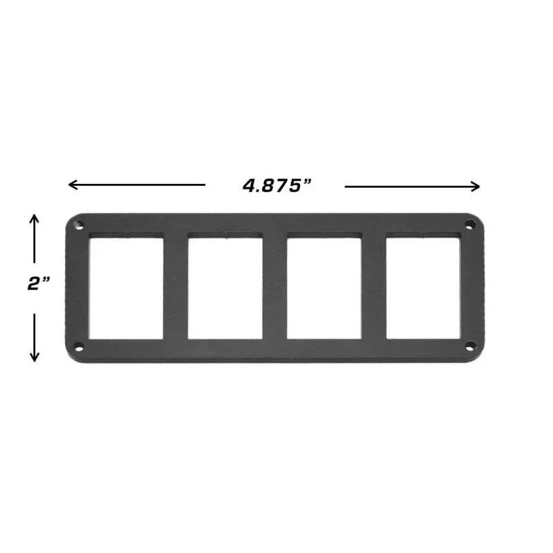 Rugged Radios Rocker Switch Panel Bezel for OBS Ford Bronco, F150, & F250 Dash