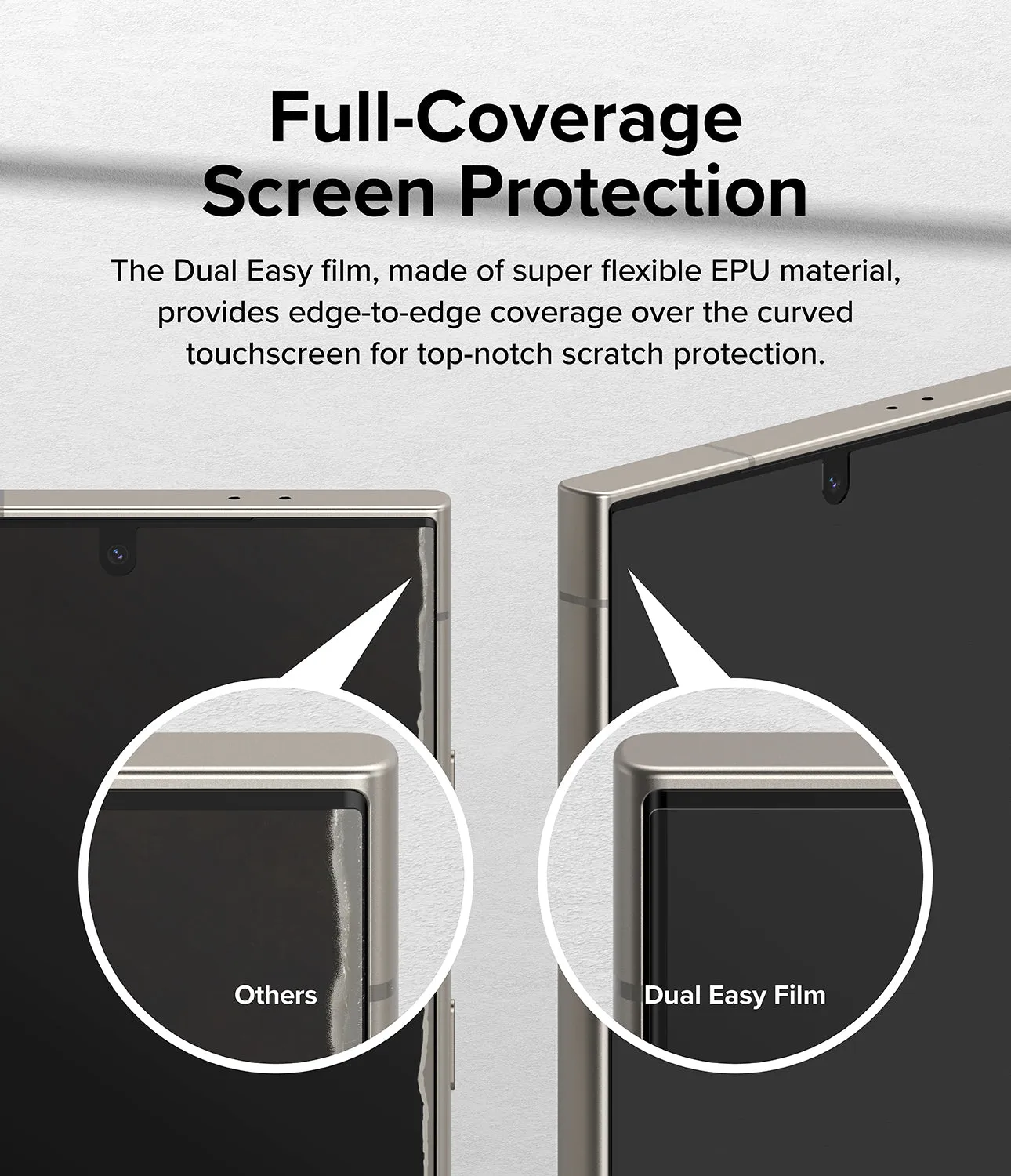 Samsung Galaxy S24 Ultra Screen Protector | Dual Easy Film Series |2 Pack, W Installation Jig