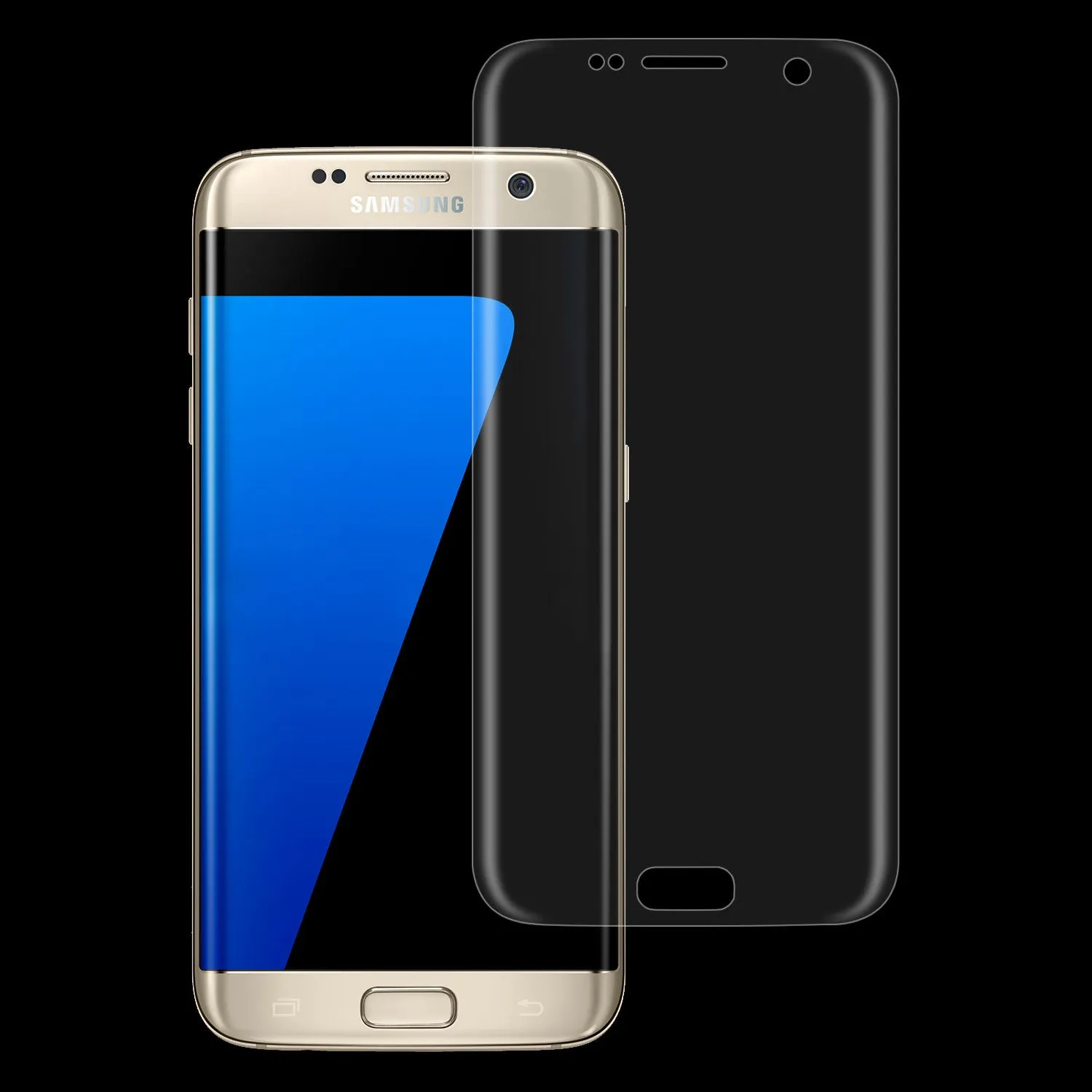 Samsung Galaxy S7 Edge Premium HD Temper Glass Ultra Thin Scratch Free Screen Protector for Galaxy S7 Edge - Clear