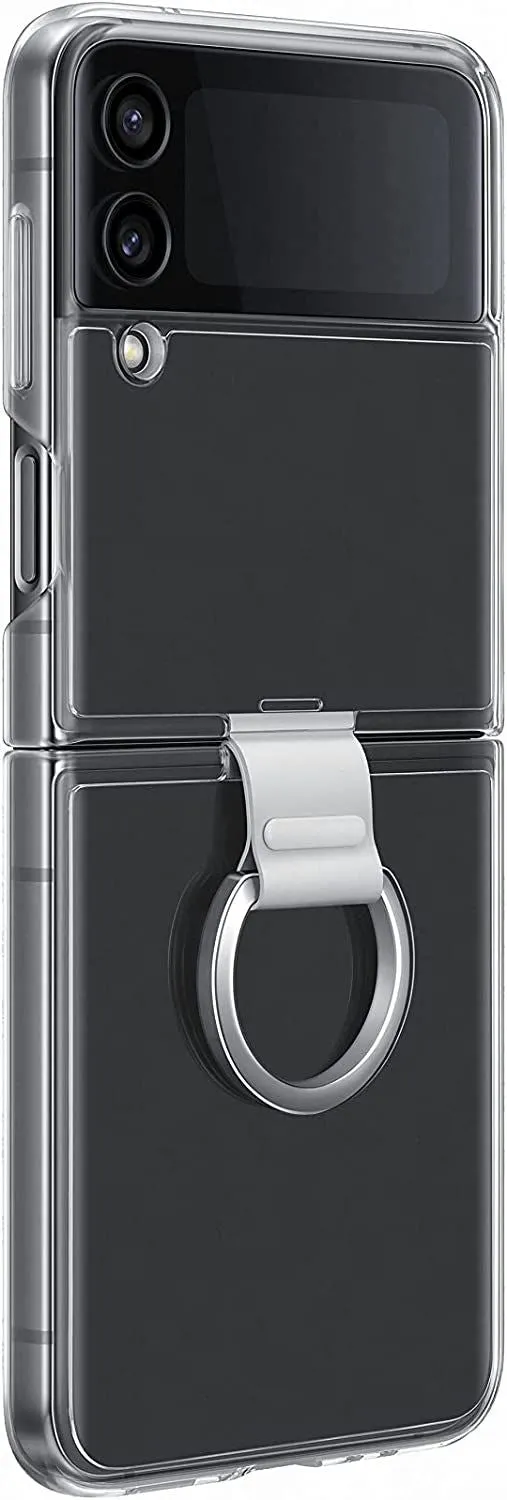 Samsung Galaxy Z Flip 4 Clear Cover with Ring - EF-OF721CTEGWW