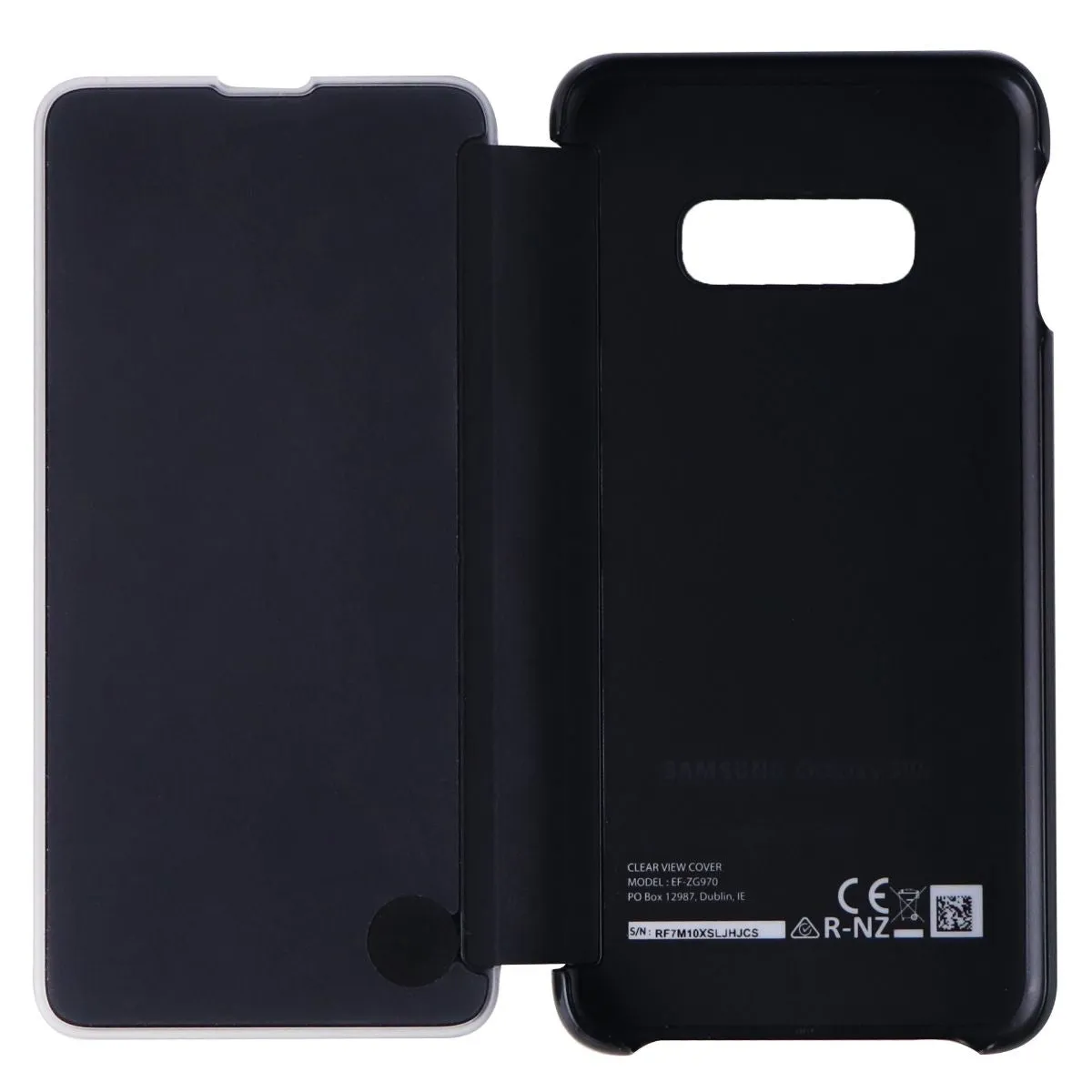 Samsung S-View Flip Cover Case for Samsung Galaxy S10e - Black (EF-ZG970CBE)